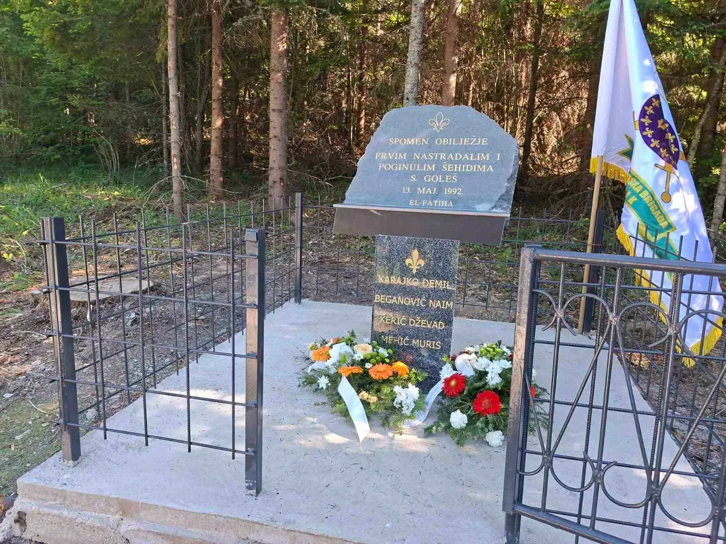 Glavni imam MIZ Travnik prisustvovao godišnjici oslobođenja Goleša