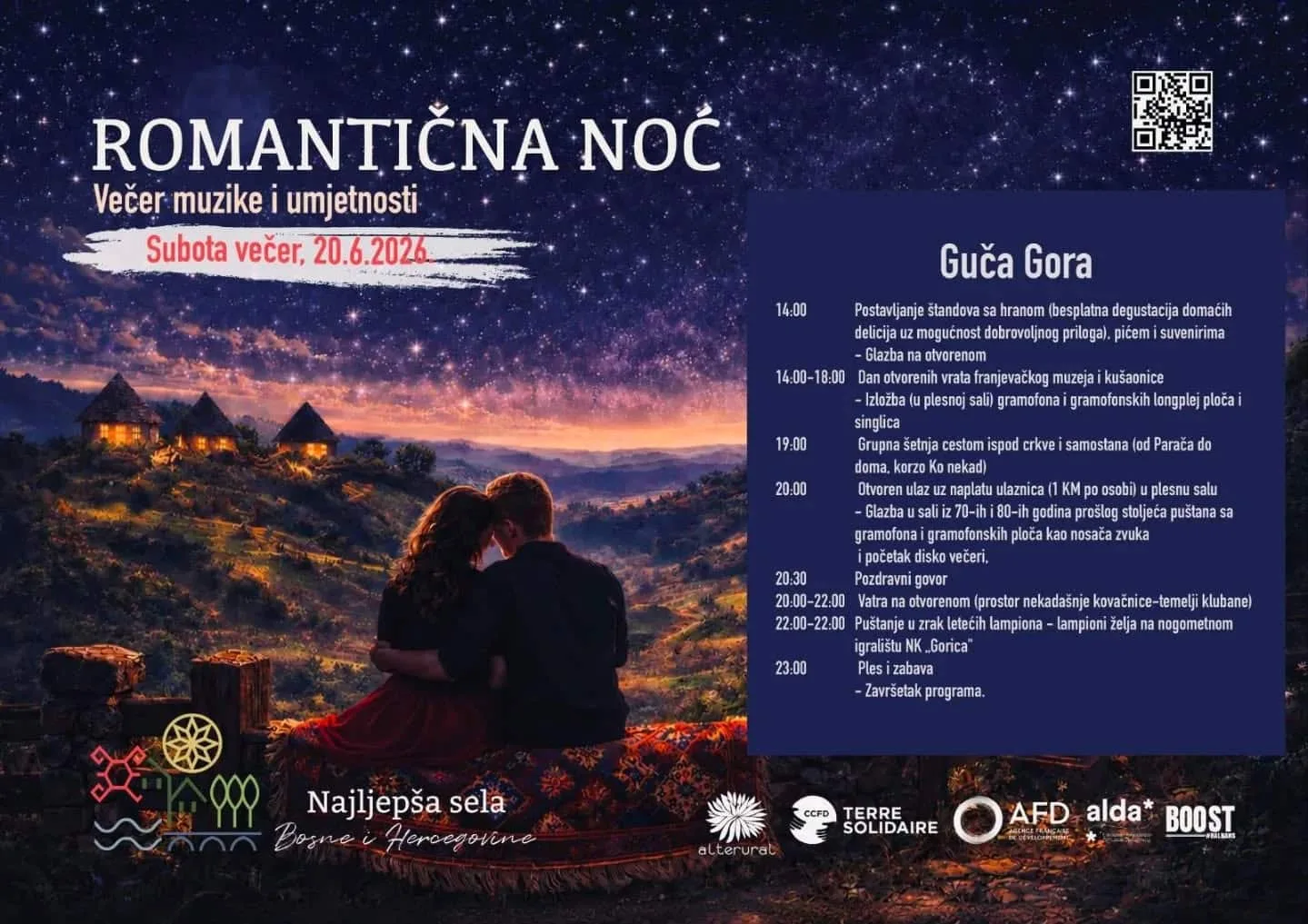 Romantična noć u Gučoj Gori