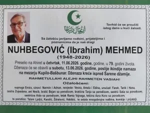 Preminuo Mehmed Nuhbegović