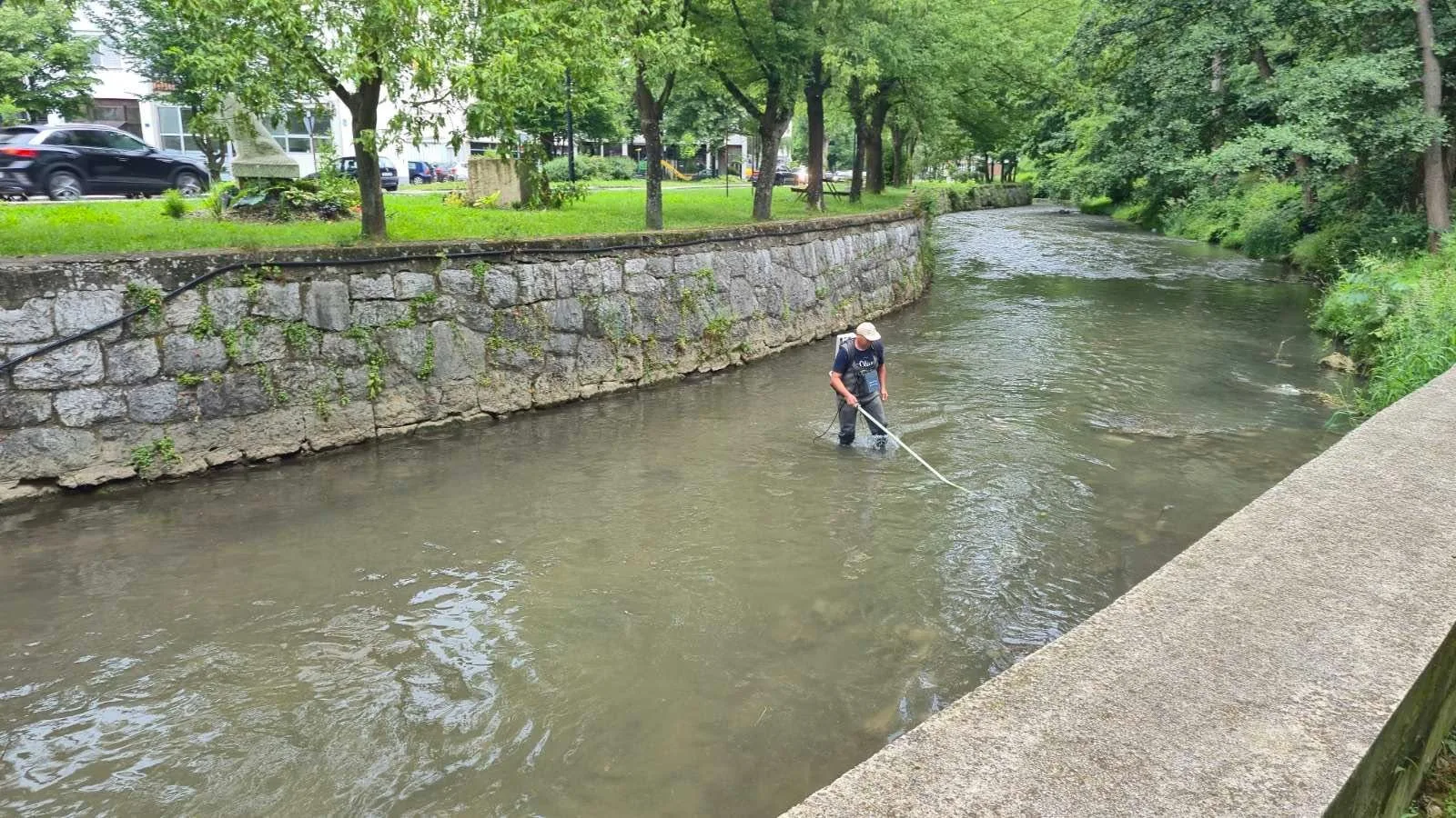 Terenska istraživanja ribljeg fonda na rijeci Lašvi