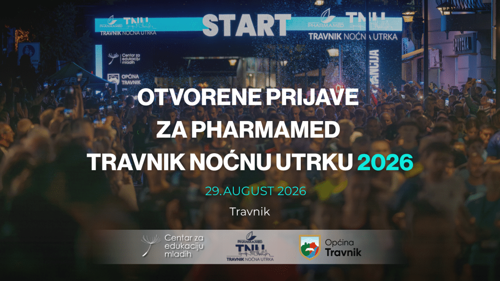 Travnik ponovo trči noću: Otvorene prijave za Pharmamed Travnik Noćnu Utrku 2026