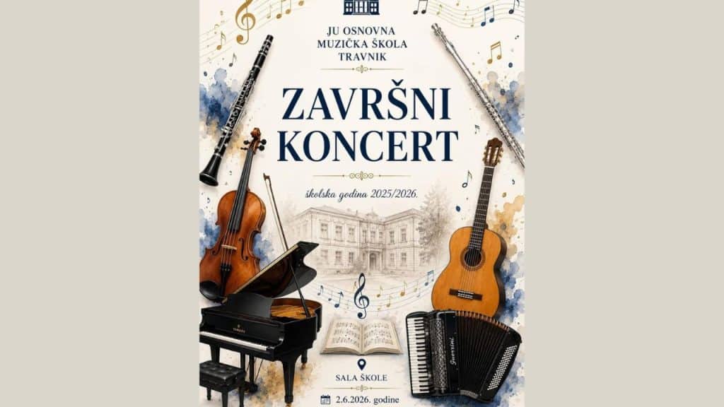 Završni koncert učenika Osnovne muzičke škole Travnik