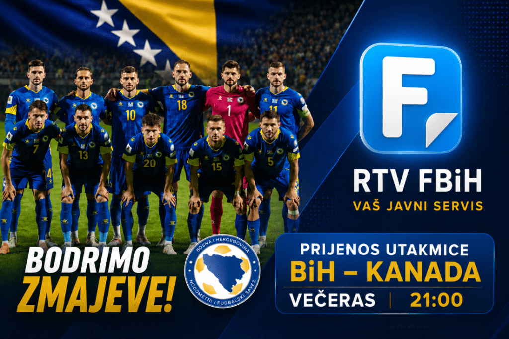 Federalna televizija osigurala prijenos utakmica reprezentacije BiH sa Svjetskog prvenstva