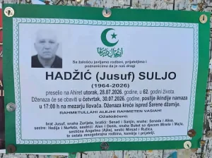 Preminuo Suljo Hadžić