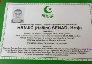 Preminuo Senad Hrnjić