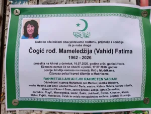 Preminula Fatima Čogić