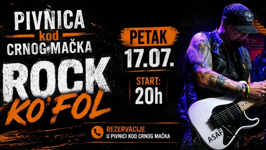 Pivnica kod Crnog Mačka i ovog ljeta domaćin petog izdanja ROCK KO'FOL-a