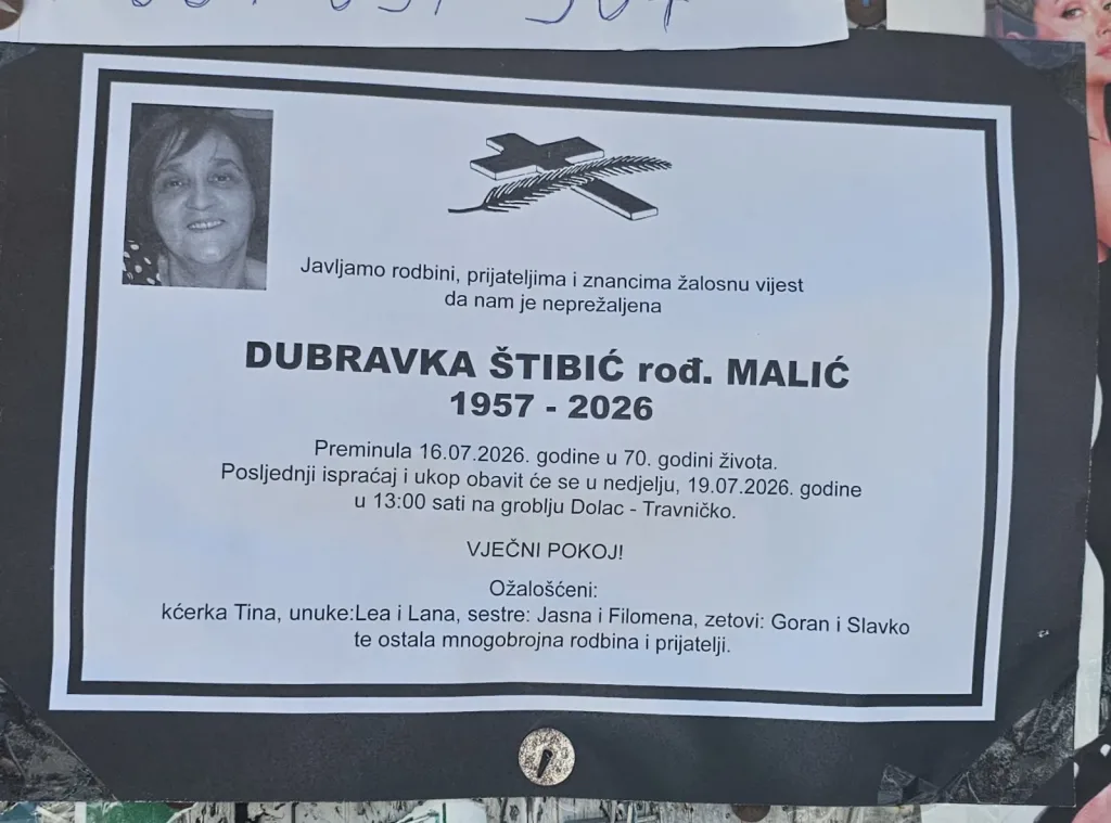 DUBRAVKA ŠTIBIĆ rođ. MALIĆ