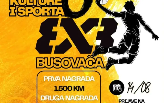 3×3 basket turnir u Busovači
