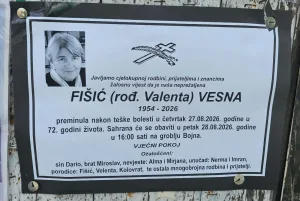Preminula Vesna Fišić rođ. Valenta
