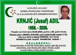 Preminuo Adil Krnjić