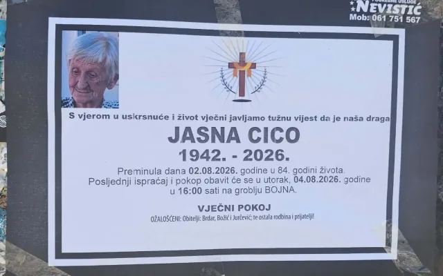 Preminula Jasna Cico