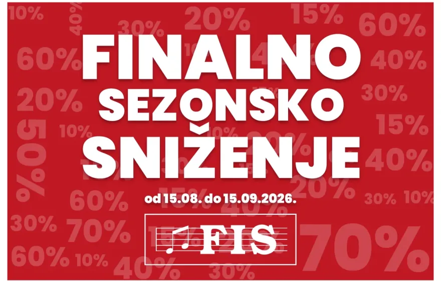 Finalno sezonsko sniženje u FIS centrima: Popusti koji donose velike uštede