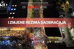 Izmjena režima saobraćaja u Travniku tokom 9. TNU!