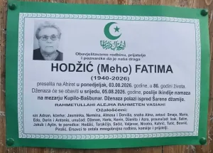 Preminula Fatima Hodžić