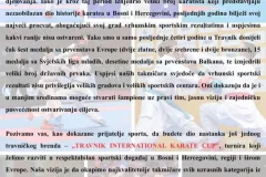 Travnik – Internacionalni karate kup