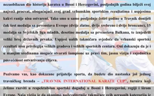 Travnik – Internacionalni karate kup