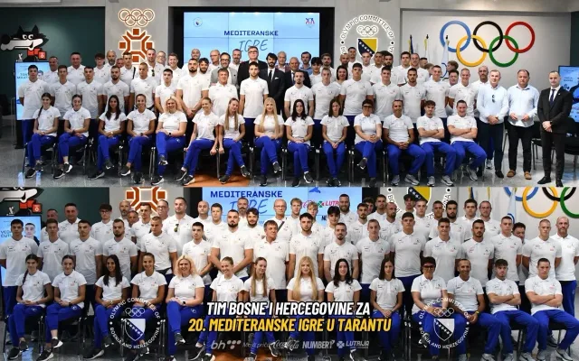 BiH tim spreman za Mediteranske igre – među njima i Travničanin Ali Arnautović
