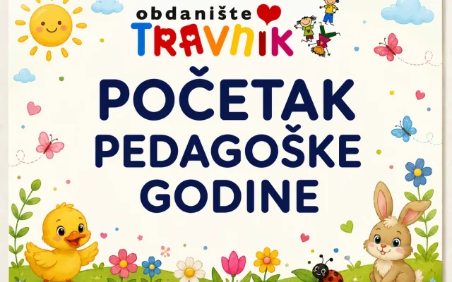 Obdanište Travnik – početak pedagoške godine