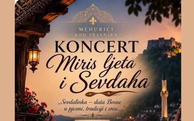 U Mehurićima koncert „Miris ljeta i sevdaha“: Večer posvećena sevdalinci i tradiciji