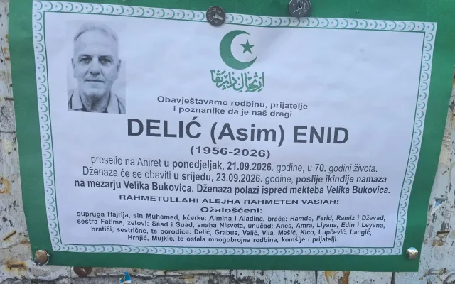 Preminuo je Enid Delić