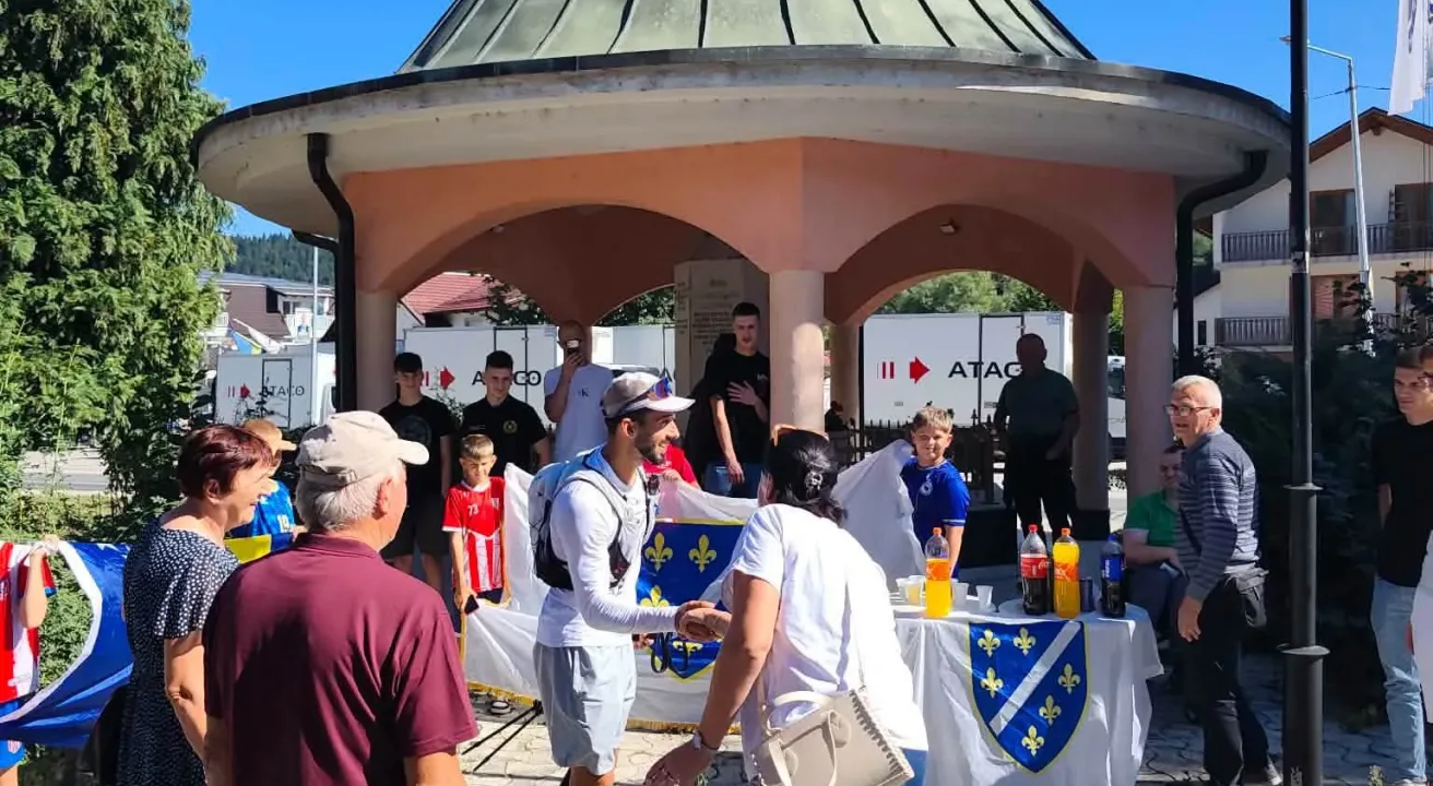 Ermin Muslimović trći od Austrije do Sarajeva – Dočekan u svom Turbetu