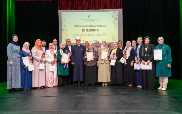 Svečano obilježena 10. godišnjica rada Odjela za brak i porodicu Muftijstva travničkog
