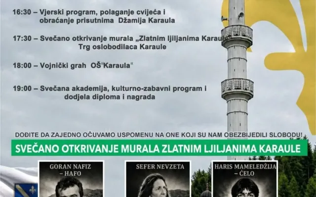Svečano obilježavanje 31. godišnjice oslobođenja Karaule: Sjećanje, jedinstvo i ponos