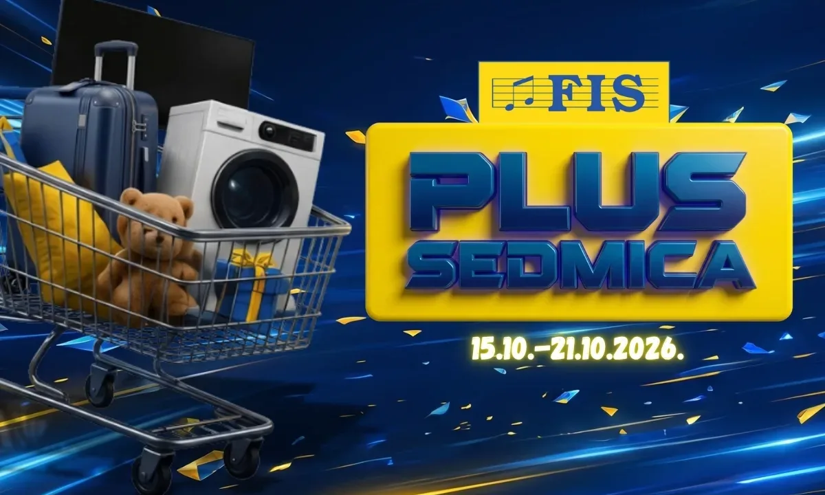 FIS PLUS SEDMICA: Odlične cijene i popusti do 40% na odabrane proizvode!