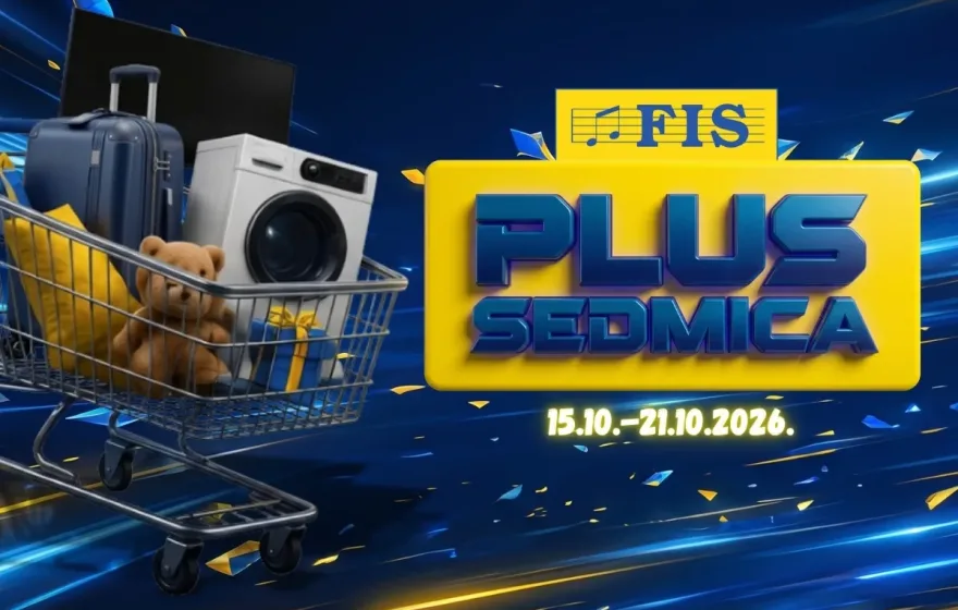 FIS PLUS SEDMICA: Odlične cijene i popusti do 40% na odabrane proizvode!