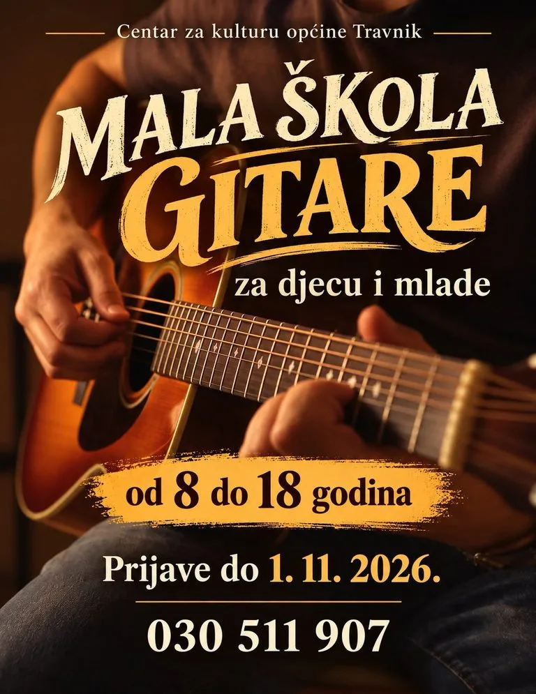 Prijavi se na malu školu gitare!