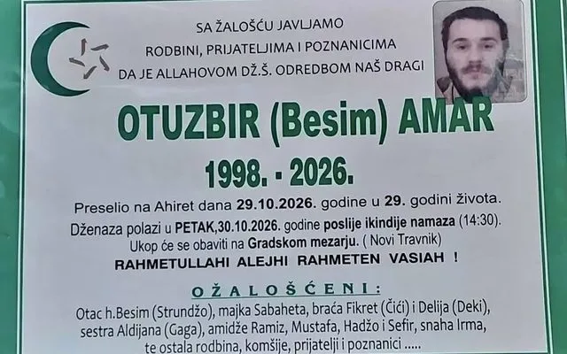 Preminuo Amar Otuzbir