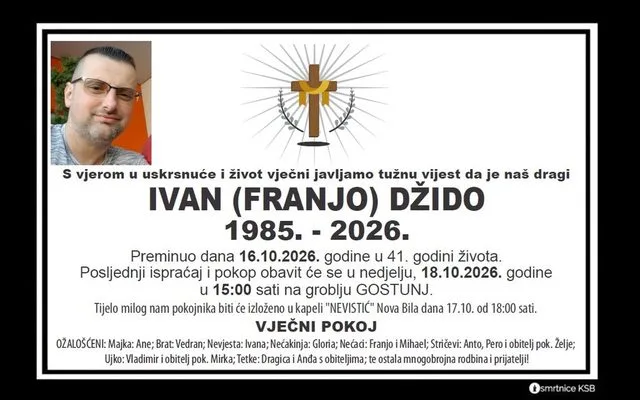 Preminuo Ivan Đido