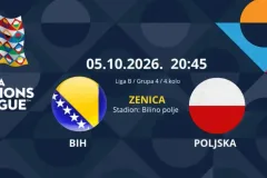 BiH dočekuje Poljsku – Prilika za novi iskorak u Ligi nacija