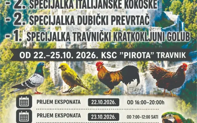 Travnik domaćin Međugradske izložbe sitnih životinja