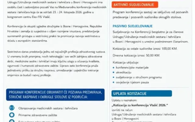 Vlašić domaćin Međunarodne konferencije medicinskih sestara i tehničara