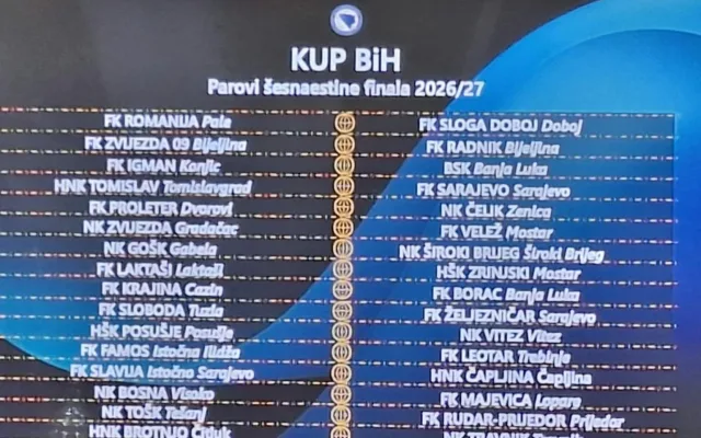 1/16 finala Kupa BiH : Travnik gostuje u Čitluku
