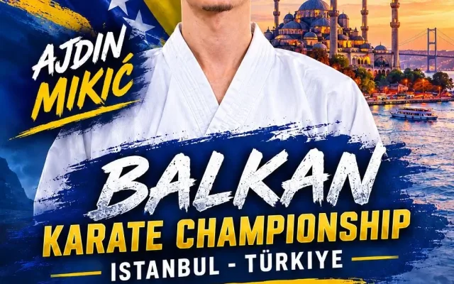 Travničanin Ajdin Mikić na Balkanskom prvenstvu u karateu