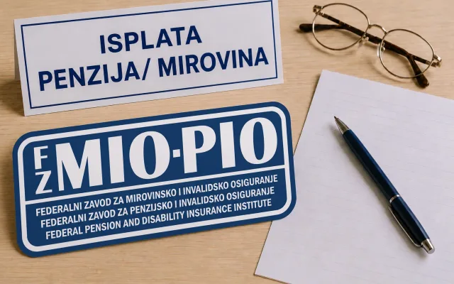 Isplata penzija za oktobar u četvrtak 5. novembra