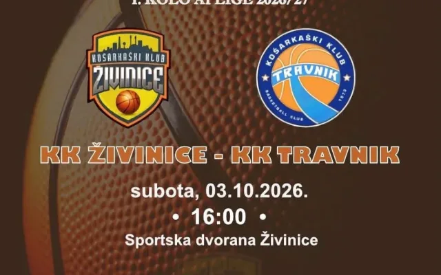 A1 košarkaška liga : Travnik gostuje u Živinicama
